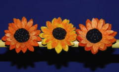 Sonneblumen aus Filz